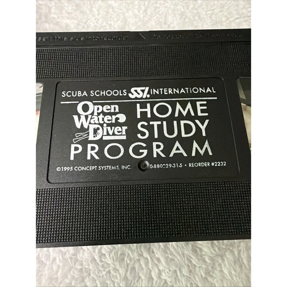 SSI Open Water Diver Video VHS Scuba Schools International Training Tape 1995